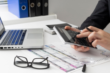 Cover - A man filing annual accounts online