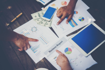 A team performing cashflow forecasting