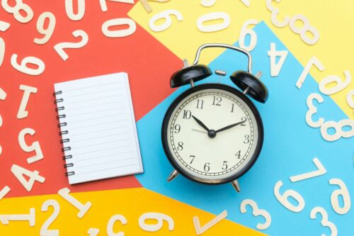 Alarm clock reminding you to learn about financial ratios