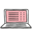 Laptop pink
